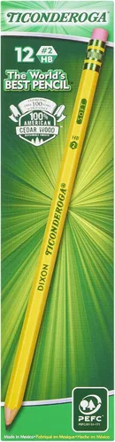 Miniatura 4 de TICONDEROGA Lápices de madera con borradores, 6 cajas preafiladas de 12, 72 lápices en total (13806SP)