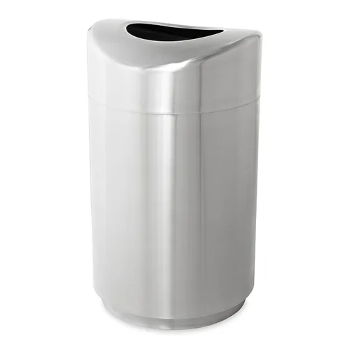 Miniatura 2 de Rubbermaid Commercial Products Executive Series Eclipse - Bote de basura abierto, 30 galones, acero inoxidable, 30 galones, contenedor de basura