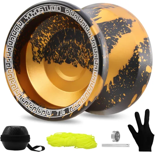Miniatura 14 de YOYOSTUDIO T16 YoYo Responsive Profesional, YoYo de Doble Propósito para Niños Principiantes, YoYo No Sensible para Adultos con Herramienta