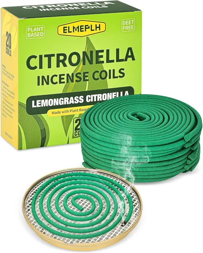 Miniatura 9 de Varillas de incienso de citronela para exterior - 2.5 horas de protección - 16 varillas por caja - Varillas de citronela para acampar, patio, etc
