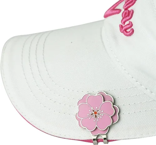 Miniatura 4 de Marcador de pelota de golf con clip para sombrero de golf para tu amigo Clip de flores