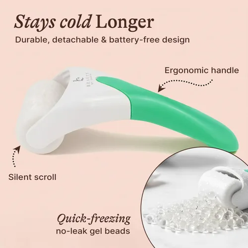 Miniatura 6 de Rodillo de hielo para rostro: suaviza líneas finas y arrugas, rodillo facial y de ojos para ojos hinchados, masajeador de cuidado de la piel, regalo