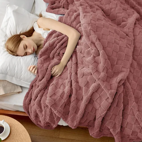 Miniatura 68 de Bedsure GentleSoft - Manta verde salvia para sofá, manta de forro polar a cuadros, regalos de Navidad para mujeres, hombres y niñas, bonita manta