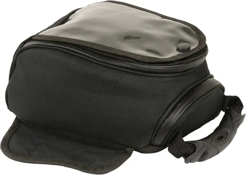 Miniatura 3 de Milwaukee Leather SH677 Bolsa de tanque magnética negra pequeña textil para motocicleta, talla única