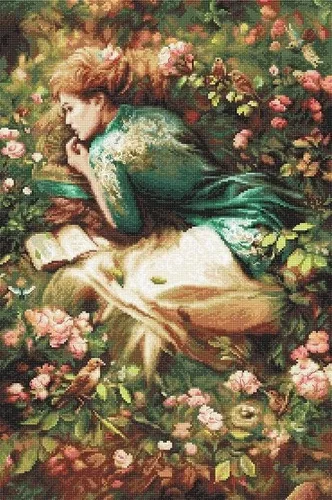 Wizardi Kit de punto de cruz contado LetiStitch Into Dreamland Leti959 En Dreamland