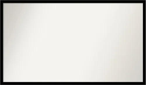 Miniatura 248 de Amanti Art Espejo de baño negro para sobre el fregadero, 22 x 22 pulgadas, hecho a medida, Eva negro y plateado, delgado espejo de tocador cuadrado