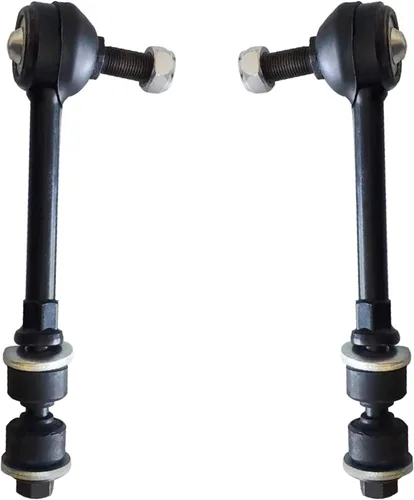 Miniatura 36 de 2 paquetes de kit de enlace de barra estabilizadora Compatible con Jeep TJ 1997-2006, enlace de barra antivuelco delantera Compatible con Jeep