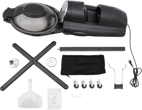 Miniatura 6 de Vaporizador profesional para peluquería para uso en el hogar, 110 V con capucha y temporizador de 0 a 99 minutos, altura ajustable, 4 niveles