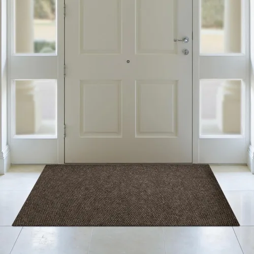 Miniatura 3 de iCustomRug Alfombra de pasillo – 3x18 pies marrón, para interior/exterior, con respaldo de goma antideslizante, alfombra de bajo perfil para todo