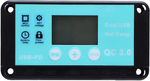 Miniatura 7 de Zunate Kit de cargador de panel solar de 100 W con controlador de carga de 12 V 10-50 A Marco de aluminio, salidas USB y CC para RV, barco