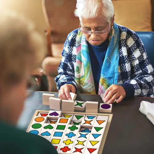 Miniatura 8 de Keeping Busy Combina las Formas Actividades Grandes de Demencia para Personas Mayores Productos de Demencia para Ancianos Juegos de Memoria