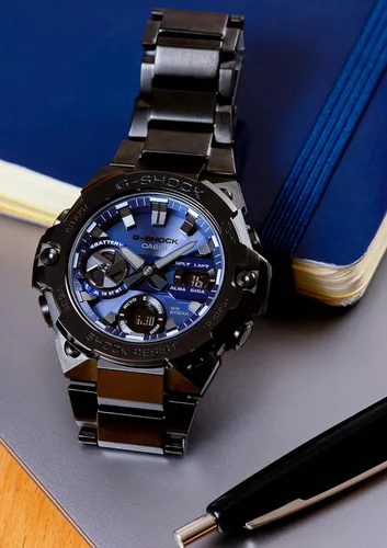 Miniatura 2 de Casio G-Shock GST-B400BD-1A2JF G-Steel Bluetooth Solar reloj para hombre, Moderno