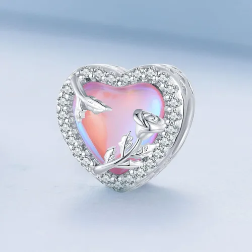 Miniatura 80 de Abalorios de plata de ley para pulseras, collares, familia para siempre, circonita cúbica, regalo de joyería para mujeres