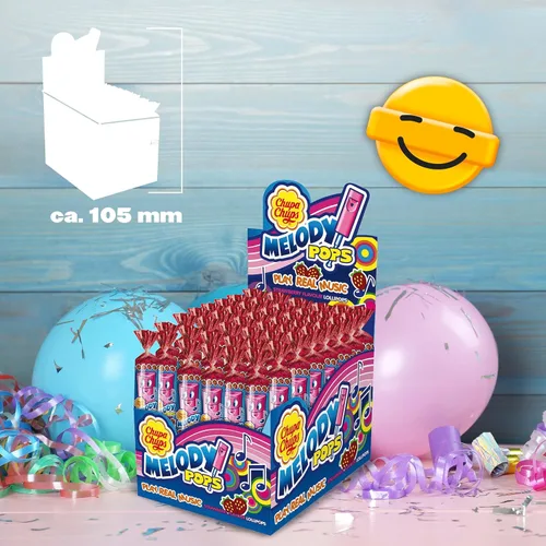 Miniatura 3 de Chupa Chups ' Melody Pops - Fresa 48 Pack/25.40 oz