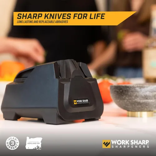 Miniatura 9 de Afilador de cuchillos eléctrico Work Sharp para cocina - Prepare los cuchillos para barbacoas y asados - Cabe en el cajón de la cocina, afila cada