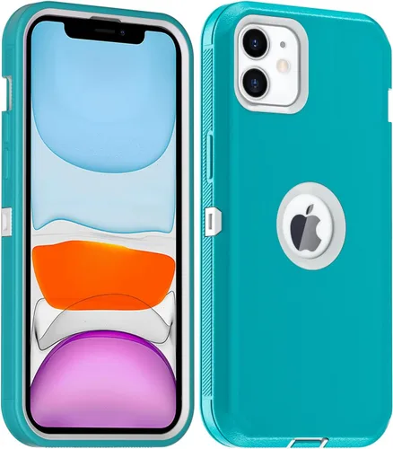Miniatura 15 de AICase Funda para iPhone 11, resistente protección contra caídas, cuerpo completo, resistente, a prueba de golpes, militar, resistente, duradera