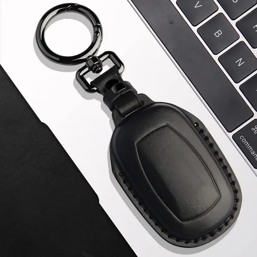 Miniatura 5 de Tukellen Funda de cuero para llavero Honda, con llavero compatible con Passport Accord Civic HR-V CR-V Pilot 2022, 2023, 2024, 2025, 2026, llave
