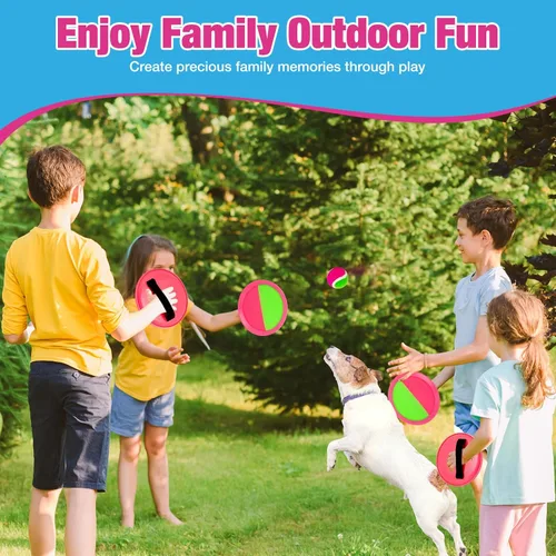 Miniatura 4 de Juguetes al aire libre para niños, juego de tirar y atrapar, patio exterior, campamento, playa, piscina, juegos para niños y niñas de 3, 4, 5, 6, 7