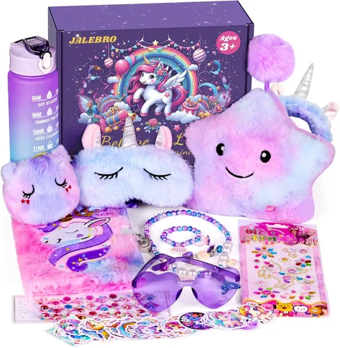 64 piezas de juguetes de regalos de unicornio para niñas, juguetes para niños de 5, 6, 7, 8, 9, 10+ años, regalos de Halloween, Acción de Gracias,