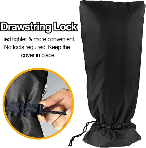 Miniatura 6 de Cubiertas XXL para grifos al aire libre para invierno, protector anticongelante de 3M Thinsulate para aspersores, 63.5 cm x 33 cm para grifos