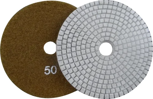 Miniatura 4 de Almohadillas de pulido de diamante húmedo de 7 pasos de 5 pulgadas para piedra y hormigón de mármol granito 7 piezas Set