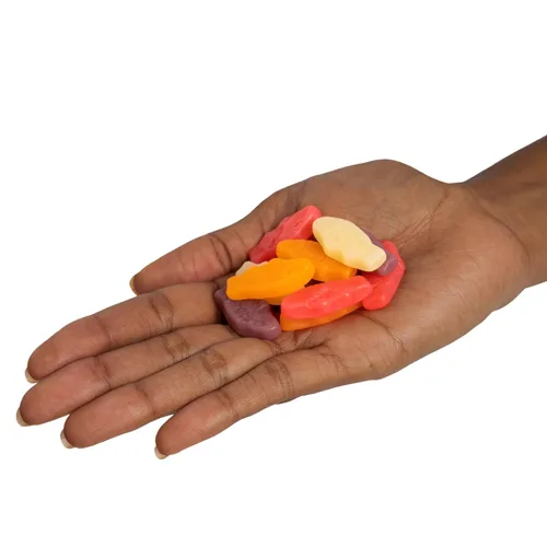 Miniatura 8 de SWEDISH FISH Mini caramelo tropical suave y masticable, caramelo a granel, bolsas de 12 - 8 onzas