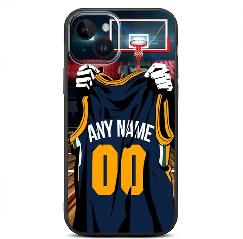 Miniatura 28 de Nombre y número personalizados de bricolaje – Camiseta de baloncesto de Oklahoma City – Funda de silicona líquida para iPhone 17 Air 16 15 Pro Max