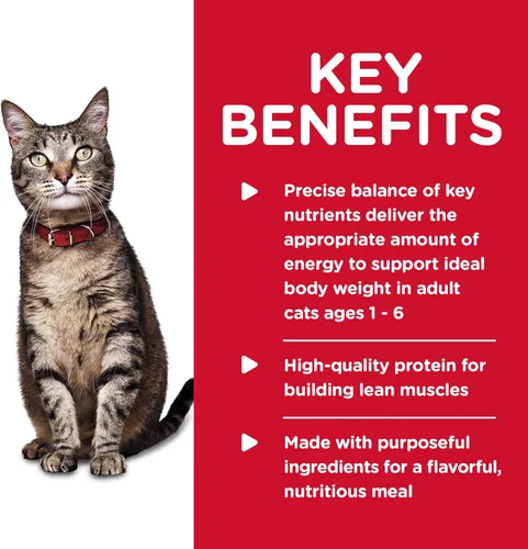 Miniatura 5 de Hill's Science Diet Adulto 1-6, Nutrición Premium para Adultos 1-6, Alimento Húmedo para Gatos, Pollo Picado, Lata de 5 oz, Caja de 24