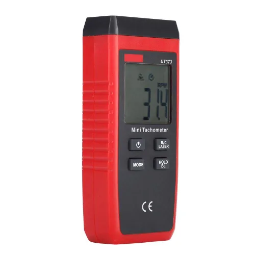 Miniatura 4 de UT373 Mini tacómetro LCD no digital RPM Tach Medidor de velocidad