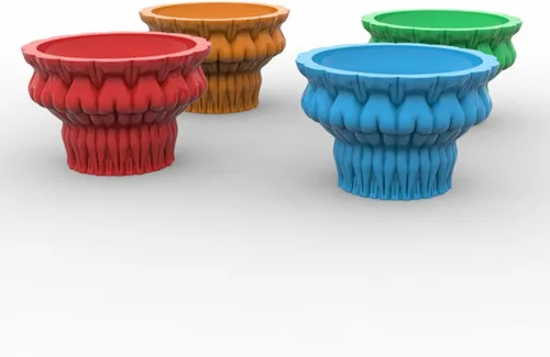Miniatura 5 de Molde de maceta de hormigón para cuerpo superpuesto, jarrón para suculentas, molde de silicona, yeso, resina epoxi, cepillo, portavelas, molde