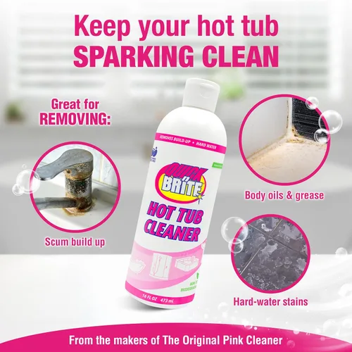 Miniatura 2 de Quick 'n Brite - Limpiador de bañera de hidromasaje resistente, gel de limpieza no abrasivo, 16 onzas (el embalaje puede variar)