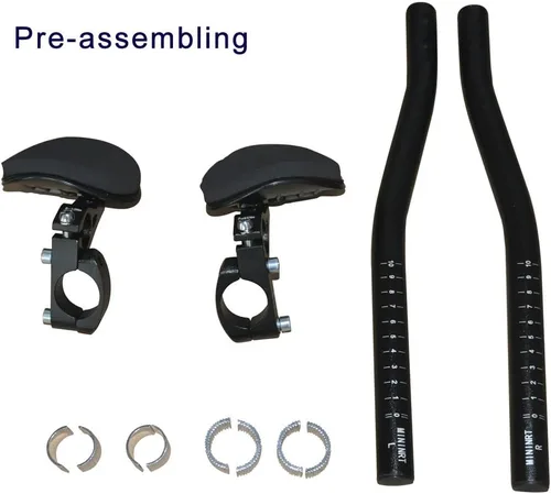 Miniatura 4 de UPANBIKE Manillar de bicicleta Reposo de bicicleta Manillar contrarreloj Ciclismo TT Bar Triatlón Aero Bar para bicicleta de carretera Bicicleta