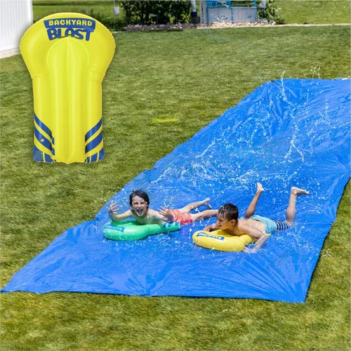 BACKYARD BLAST Tobogán Gigante Deslizante para Adultos y Niños - Tobogán Deslizante de Agua Grande de Servicio Pesado para Niños, Patio Trasero,
