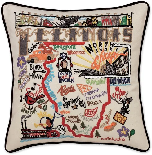 Miniatura 40 de Catstudio Almohada decorativa bordada a mano de Texas
