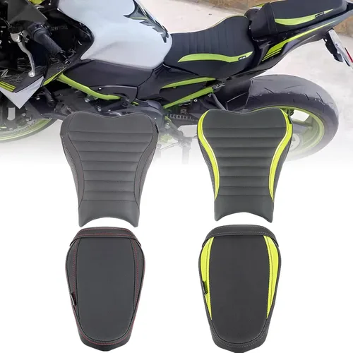 Funda de cuero para asiento de pasajero, para Ka-wa-sa-ki Z900 Z 900 2017 2018 2019 2020 2021 2022 2023 2024 Cojín de asiento de motocicleta