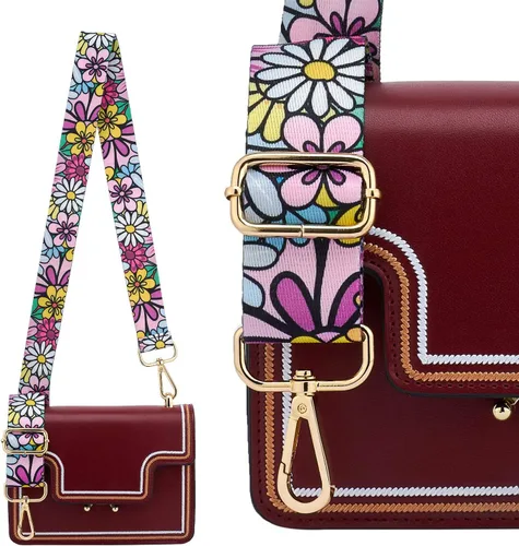 Miniatura 553 de ZOOEASS - Correa de repuesto para cartera, para colgar en el hombro o para cruzar, ancha y ajustable, de lona