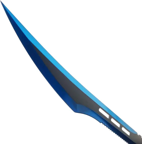 Machete estilo katana de 25 pulgadas con hoja de acero inoxidable portador de nailon para acampar actividades al aire libre exhibición y regalo -