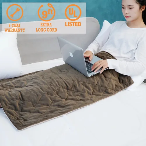 Miniatura 6 de cozzyhug™ Pro Extreme - Almohadilla térmica de peso XXXL más grande con tecnología FIRfusion NEO, iones negativos emitidos, infrarrojos lejanos