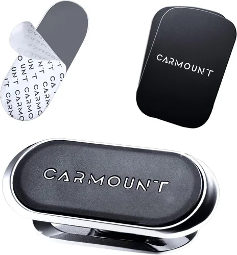 CARMOUNT F1 Soporte para salpicadero de coche | Soporte magnético para teléfono de coche, imanes 8X N52 ultra fuertes, rotación de 360°, soporte