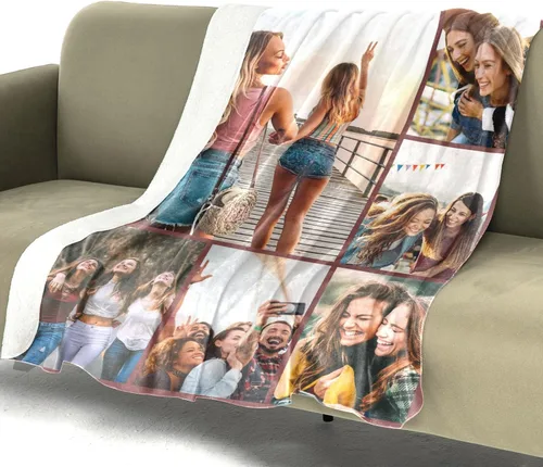Miniatura 141 de Mantas personalizadas con foto, manta de fotos personalizada, mantas personalizadas con imagen, regalos personalizados para mujeres, hombres
