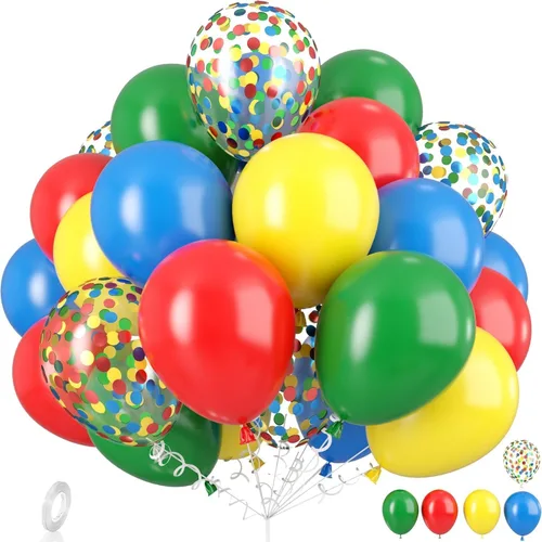 Miniatura 13 de Dagelar Globos de color negro, dorado y beige, 60 globos de arena negra dorada y blanca, globos de fiesta con confeti dorado metálico