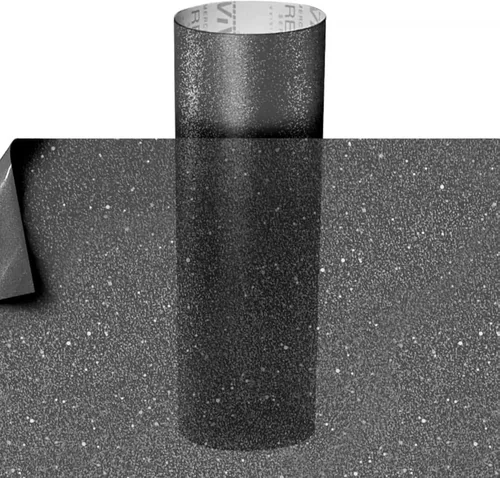 Miniatura 6 de VViViD Rollo de vinilo adhesivo mate esmerilado grabado para ventana (12 x 48 pulgadas, negro esmerilado)