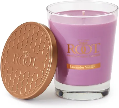 Miniatura 13 de Root Candles Velas perfumadas de cera de abeja Veriglass Premium, hechas a mano, mezcla de cera de abeja en panal, tamaño grande, vainilla francesa