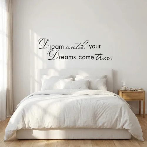 Miniatura 8 de Texto Dream until your dreams come true, negro, DG-DR-577