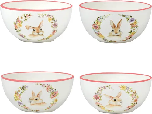 Miniatura 5 de Certified International Easter Garden - Juego de vajilla de 16 piezas, servicio para 4, multicolor