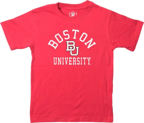 Miniatura 3 de Wes and Willy Camiseta de algodón orgánico de manga corta para niños de la NCAA rutgers scarlet knights rojo