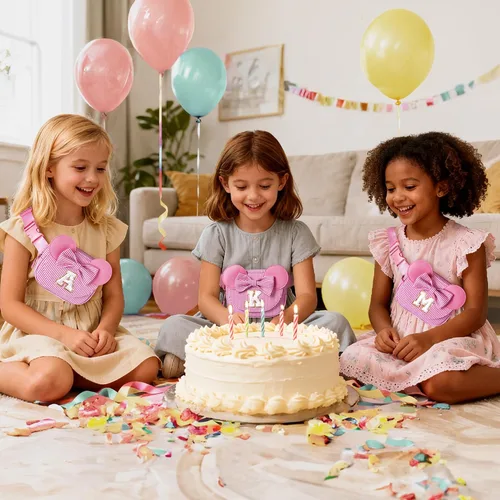 Miniatura 5 de Regalos de cumpleaños para niñas Riñonera con inicial, regalos para niños pequeños, adolescentes, niñas, niños, regalo personalizado para hija