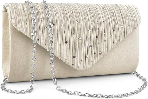 TINDTOP Bolsos de mano de noche para mujer, bolsos de mano para boda, fiesta, cóctel, graduación, bolsa cruzada de hombro tipo sobre | for Formal