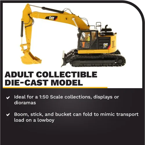Miniatura 3 de Diecast Masters Excavadora hidráulica Caterpillar 335F L 1:50 Camiones para gatos y equipos de construcción de la serie High Line 85925