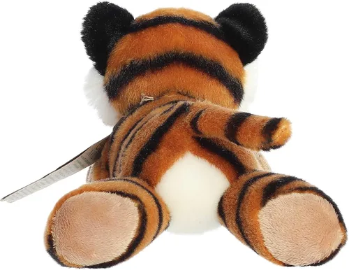 Miniatura 5 de Aurora® Animal de peluche Eco Nation™ Eco Softies™ de tigre hecho responsablemente, ideal para aventuras de juego, perfecto para cumpleaños
